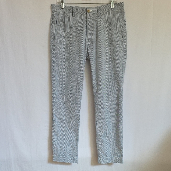 Polo Ralph Lauren Men's Blue and White Striped Chinos.  Size 32 - Picture 1 of 7